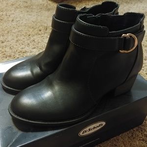 Dr Scholl's leather booties